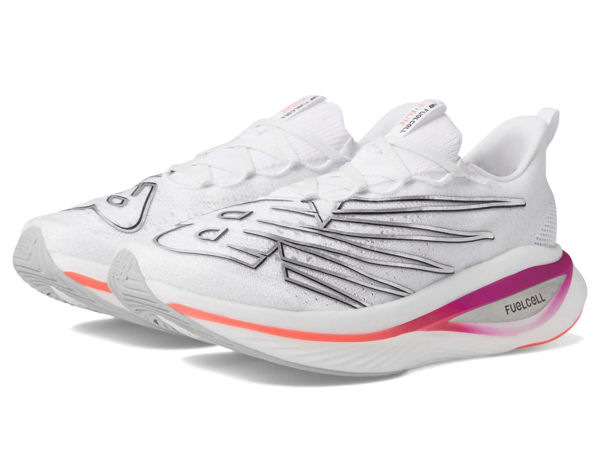 New Balance Womens FuelCell SuperComp Elite V3 Running Shoe White/Victory Blue 9.5 Rieworkes