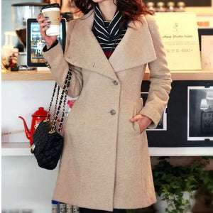 Winter Cashmere Long Women's Coat Rieworkes