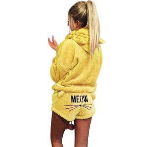 Meow Hoodie PJ's set Rieworkes