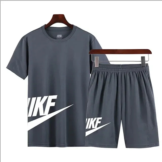 Luxury Men's T-Shirt and Shorts Set for Teens (2 Pieces) Mimarta