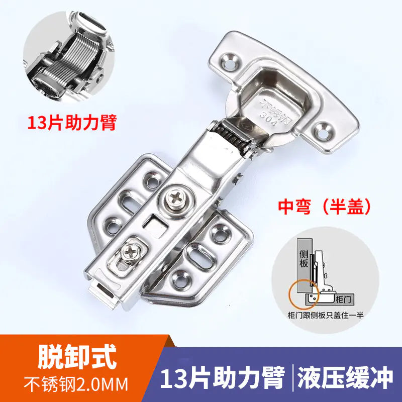 304 Stainless Steel Cabinet Door Hydraulic Hinges Mimarta