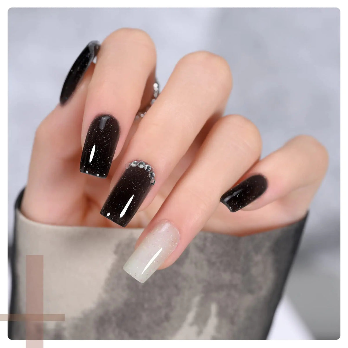 GAOY Poly Gel Nail Kit with U V Light Starter Kit, 6 Colors Nude Pink Black Builder Gel Nail Extension Kit for Beginners with Everything Nail Art DIY at Home Set C Rieworkes