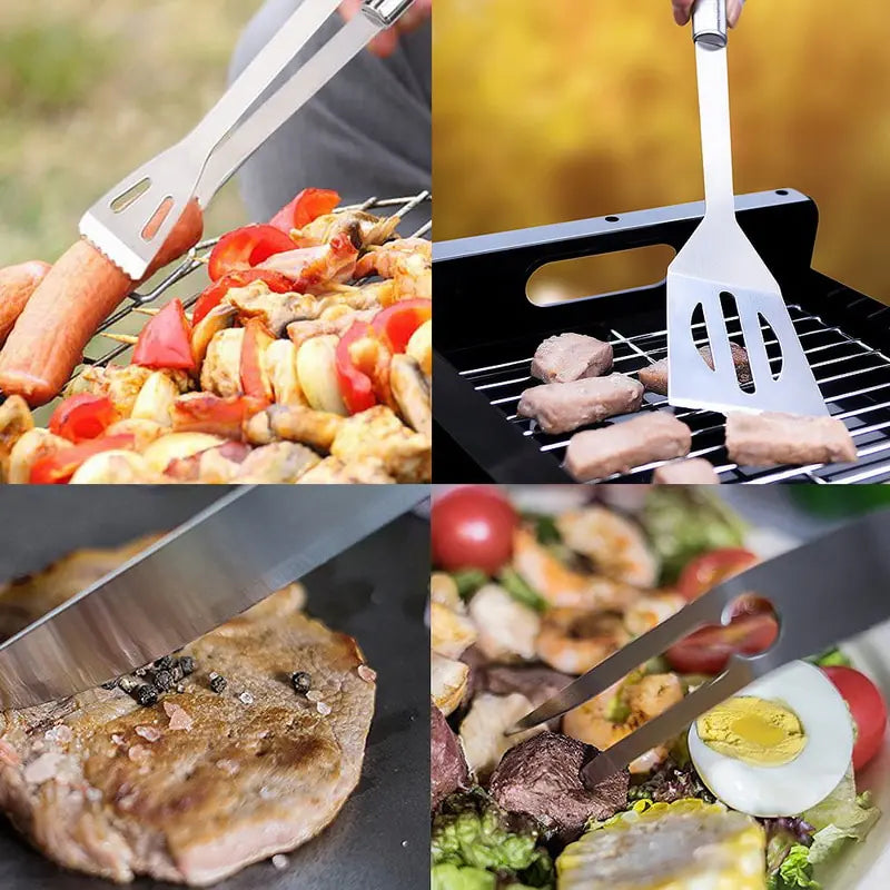 Stainless Steel BBQ Tools Set Rieworkes