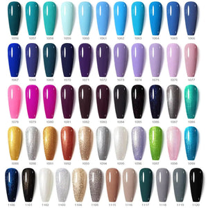 VENALISA Metal Grey Gel Nail Polish, 1Pcs Grey Color Gel Polish Nail Polish Gel High Gloss Soak Off Gel Nail French Nail Manicure Salon DIY Rieworkes