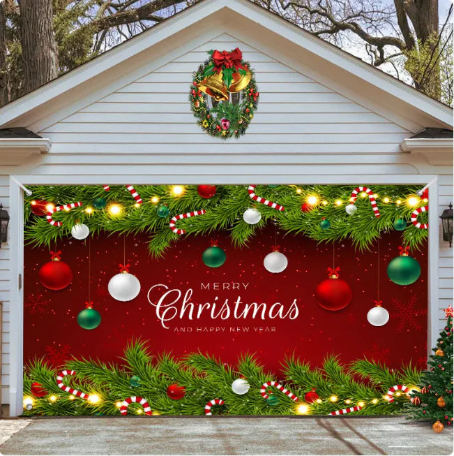 Halloween Misty Forest Garage Door Banner Rieworkes