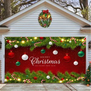 Halloween Misty Forest Garage Door Banner Rieworkes