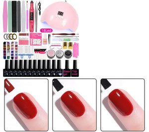 Complete Gel Nail Polish Set Rieworkes