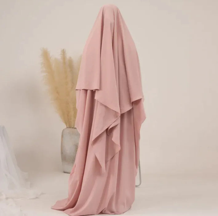 Crew-neck Batwing Sleeve Robe Mimarta