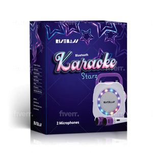 Karaoke Machine for Kids - Bluetooth Speaker with 2 Microphone - Portable Kids Karaoke Machine for Girls and Boys - Birthday Gift for Girls and Boys Ages 2 Years Old and Up. Rieworkes