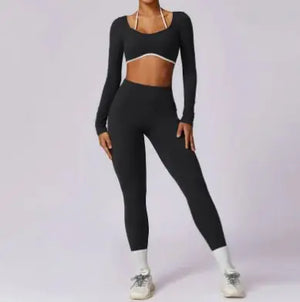 Colorful Beauty Back Yoga set Rieworkes