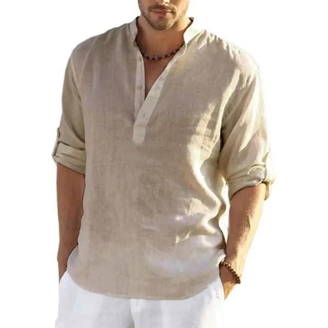 Linen Long Sleeve T-Shirt Rieworkes
