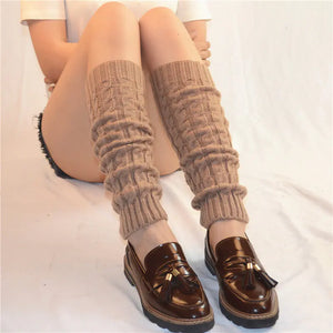 Winter Women's Knitted Knee-High Boot Sock Set Mimarta