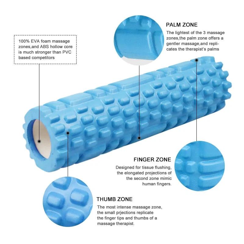 Yoga Column Gym Fitness Foam Roller Rieworkes