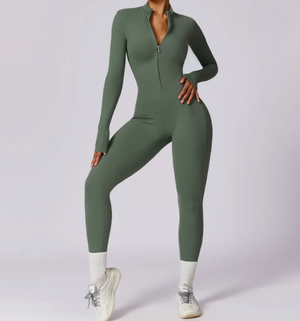 Flex Fit Zip Jumpsuit Mimarta