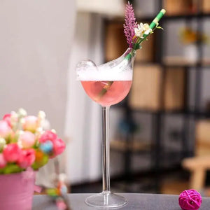 Creative Bird-Shaped Cocktail and Champagne Glass Mimarta