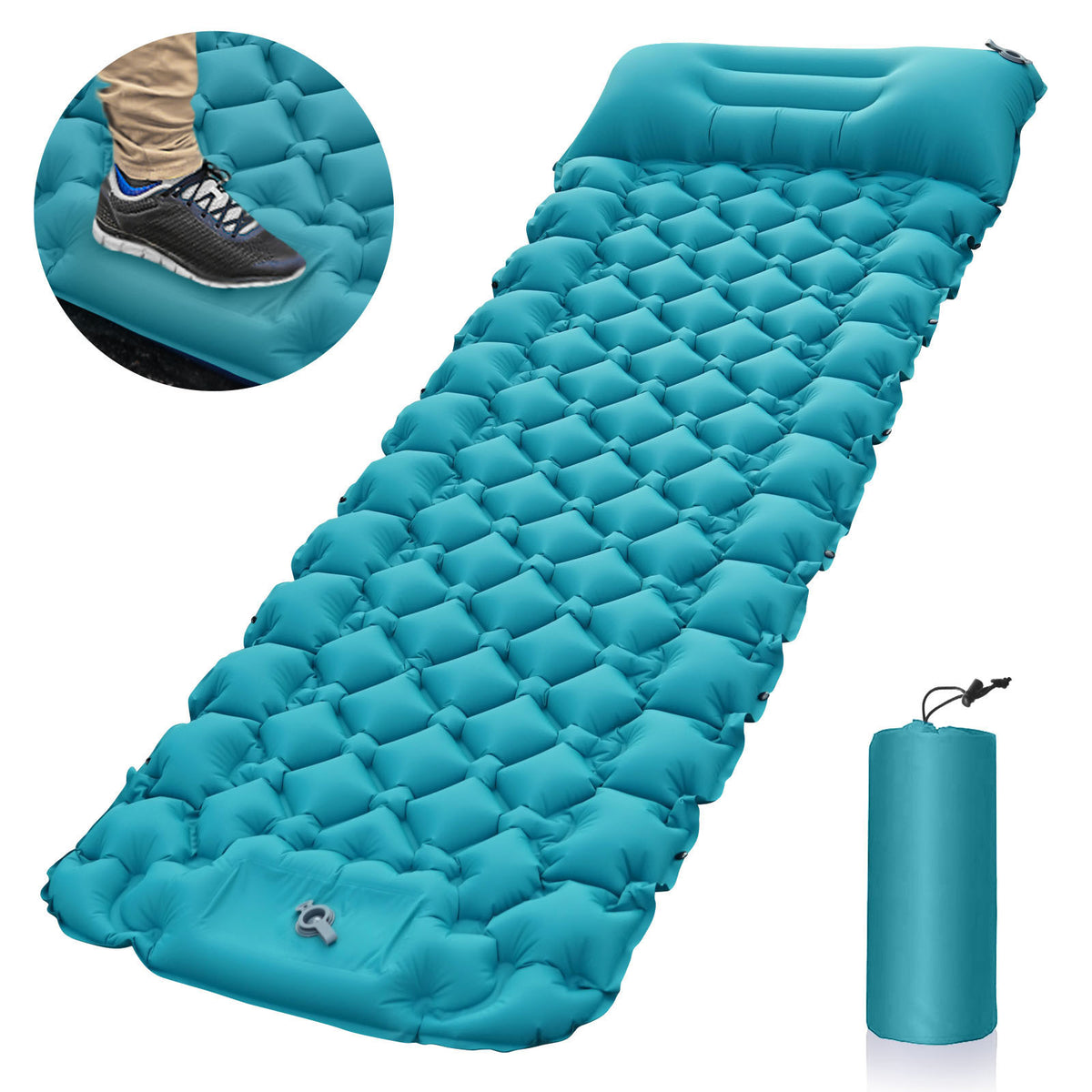 Portable Inflatable Camping Mattress for Outdoor Use Mimarta