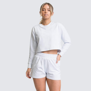 Custom Yoga Set with Loose Hoodie and Shorts (2 Pieces) Mimarta