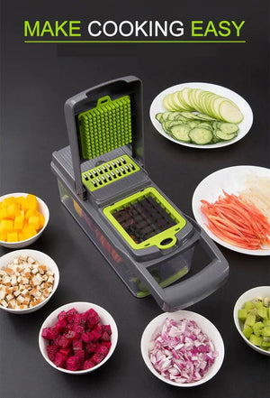15-In-1 Vegetable Fruit Chopper Cutter Food Onion Veggie Dicer Slicer Kitchen Mimarta