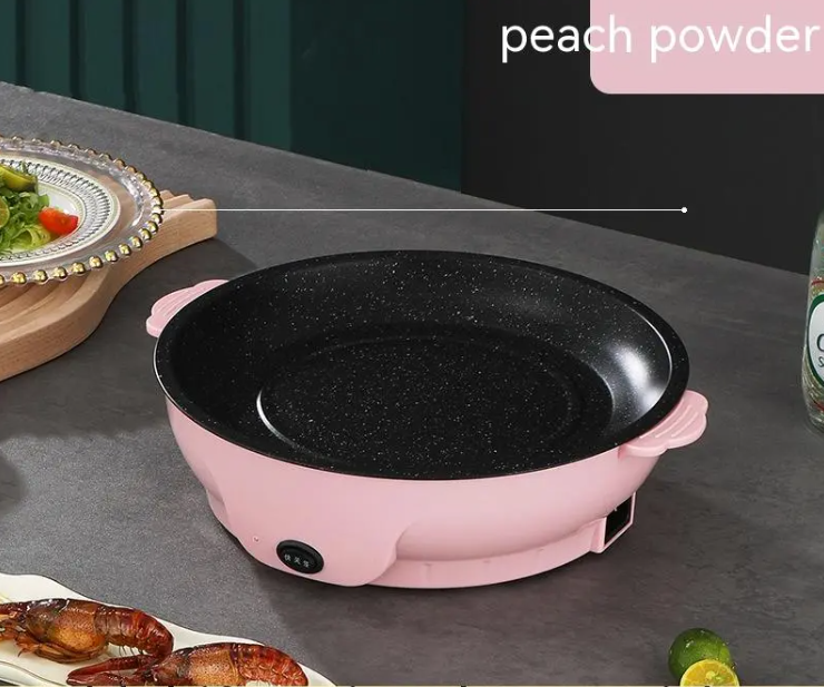 Compact Non-Stick Electric Griddle &amp; Grill – Multi-Function Baking and BBQ Pan Mimarta