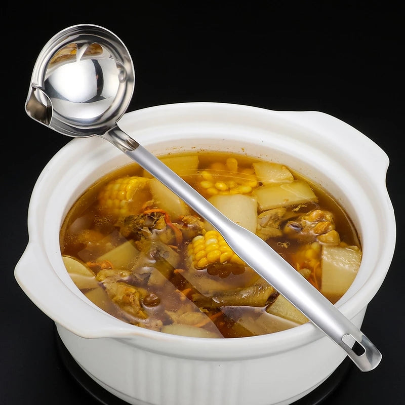 Stainless Steel Soup Oil Separator Spoon Mimarta