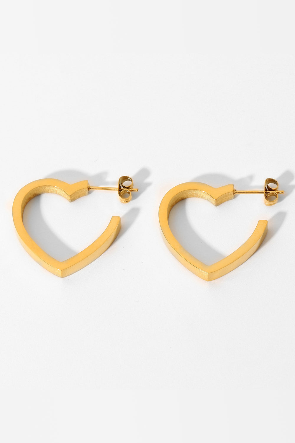 Heart Shape Hoop Earrings Mimarta