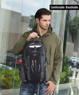 40L Men Women Travel Backpack Rucksack Camping Laptop Hiking School Book Bag USA Rieworkes