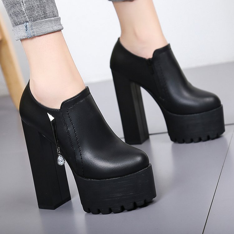 New Autumn Winter High Heel Platform Shoes for Women Mimarta