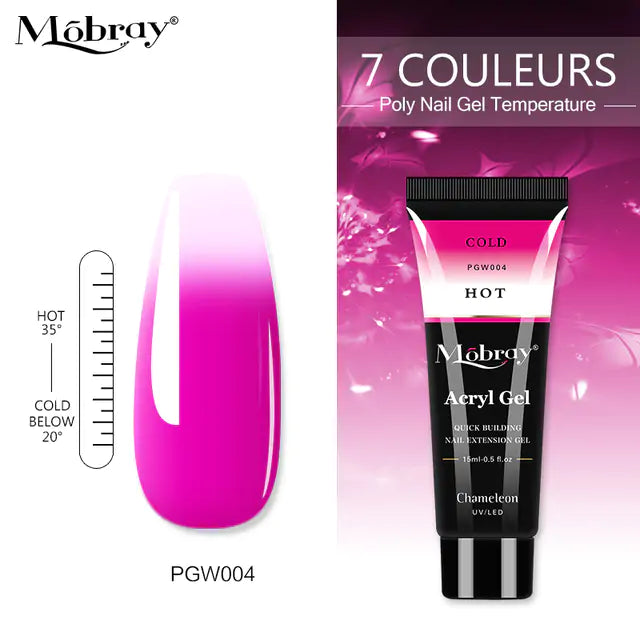 Poly Acrylic Gel: 15ML UV Gel for Nail Extension - 38 Colors Rieworkes