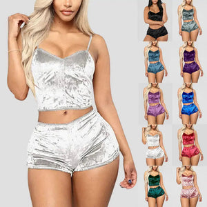 Ladies Satin Pajama Set Rieworkes