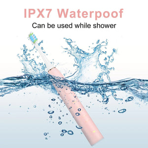 Electric Toothbrush IPX7 Replacement Heads Set Rieworkes