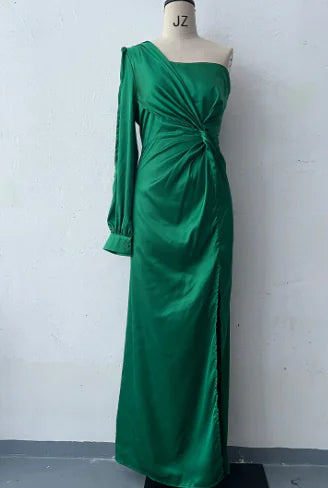 Women's Cinched Waist Slim-Fit Evening Dress Rieworkes