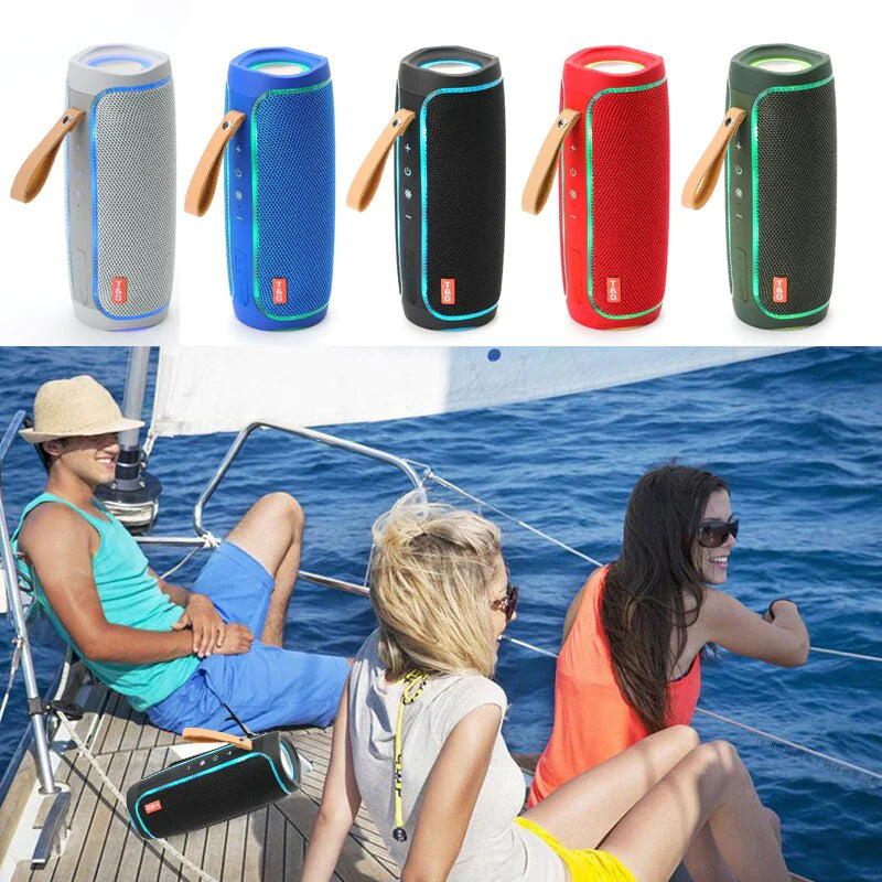 Bluetooth Speaker Wireless Waterproof Outdoor Stereo Bass USB/TF/FM Radio LOUD Rieworkes