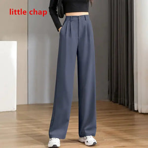 Women Chic Office Wear Straight Pants Rieworkes