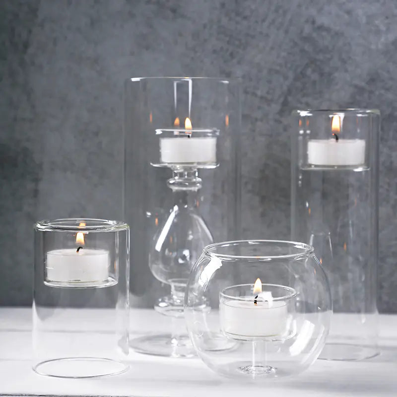 Romantic European Style Candlelight Dinner Set with Holder Mimarta