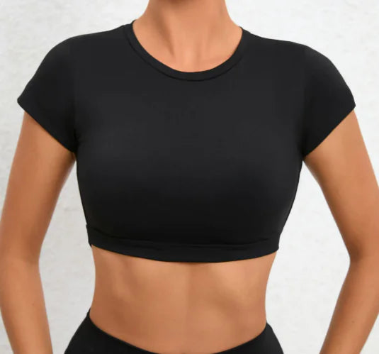 Yoga Outdoor Running Backless Fitness T-shirt Rieworkes
