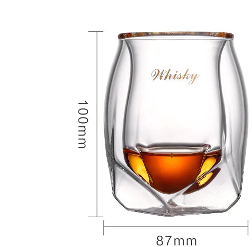 Whiskey Glasses - Set of Glass Drinkware Mimarta