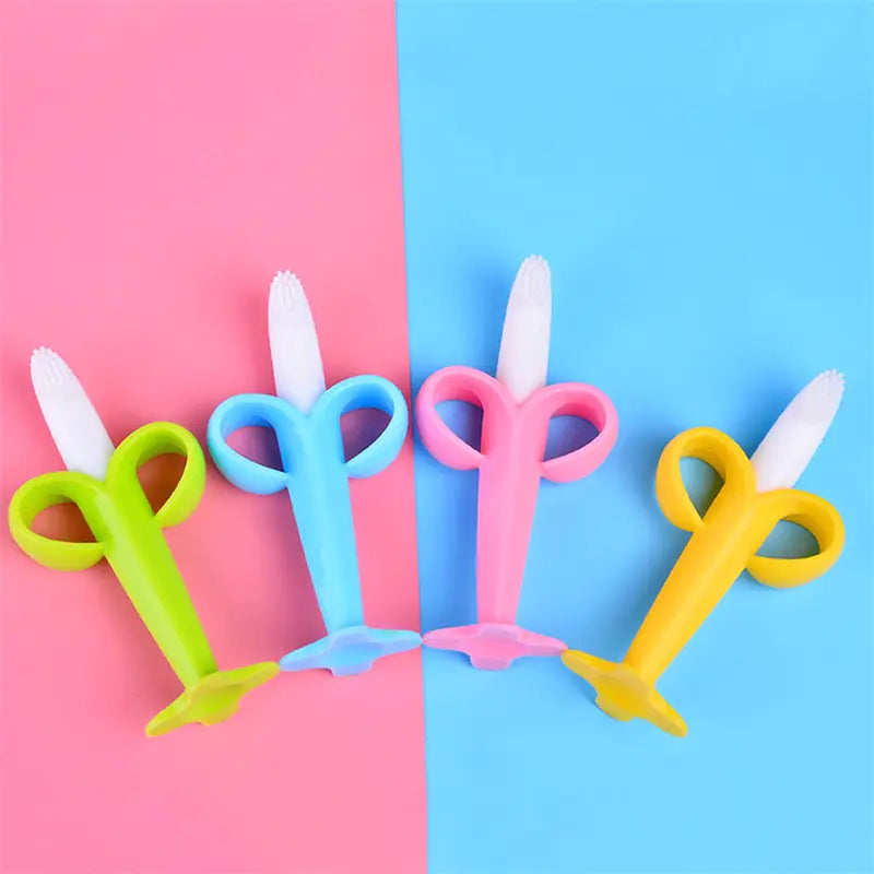 Baby Silicone Training Toothbrush Rieworkes