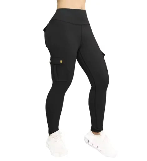High Elastic Fitness Workwear Pants with Pockets for Women Rieworkes