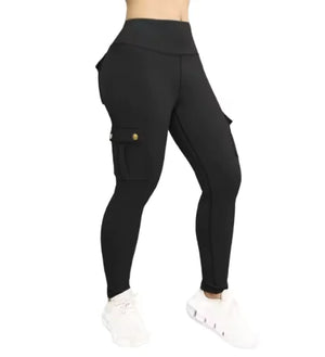 High Elastic Fitness Workwear Pants with Pockets for Women Rieworkes