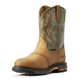 Ariat WorkHog Waterproof Work Boots - Mens Round Toe Western Work Boot Mimarta