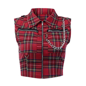 Gothic Chic Sexy Crop Tops Women T-shirt Rieworkes