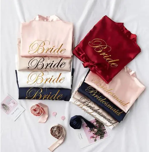 Bridal Bridesmaid Robe Rieworkes