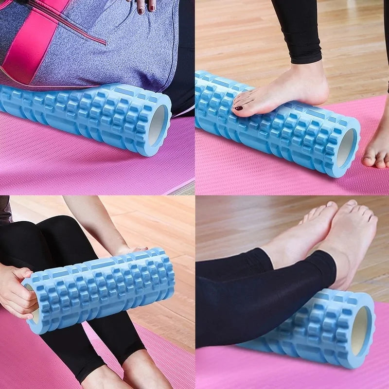 Fitness Foam Roller Set: Yoga Column & Soft Yoga Block Rieworkes