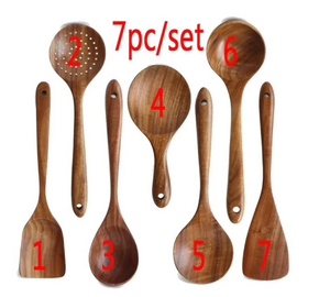 Essential Non-Stick Cookware & Wooden Spoon Set Mimarta