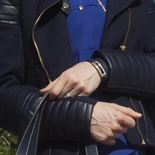 Buckled Leather Bracelet - Navy Blue Rieworkes