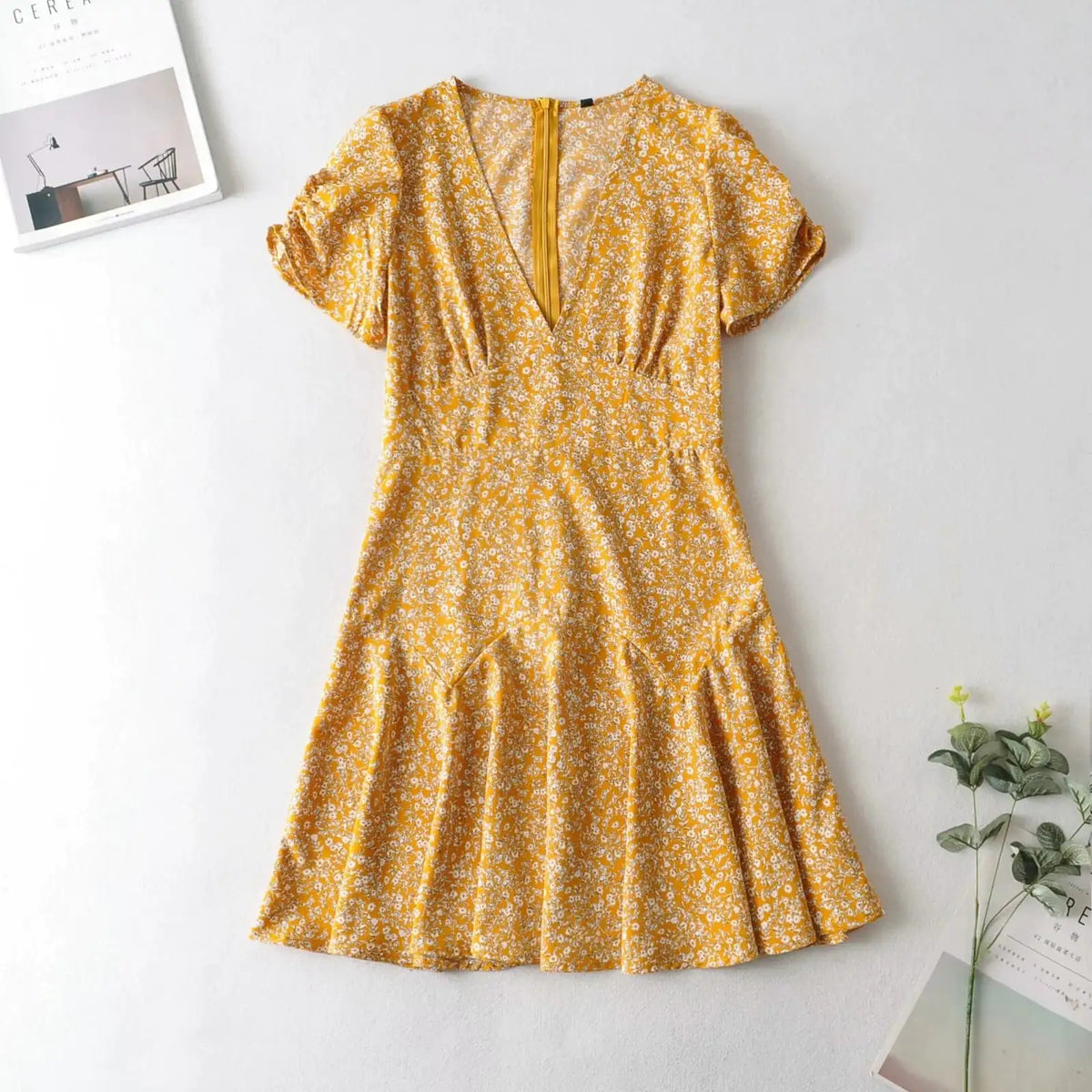 Floral Short Dress Rieworkes