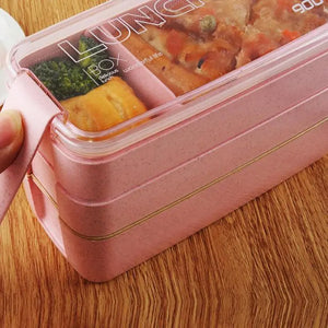 Wheat Straw Lunch Box Container Rieworkes