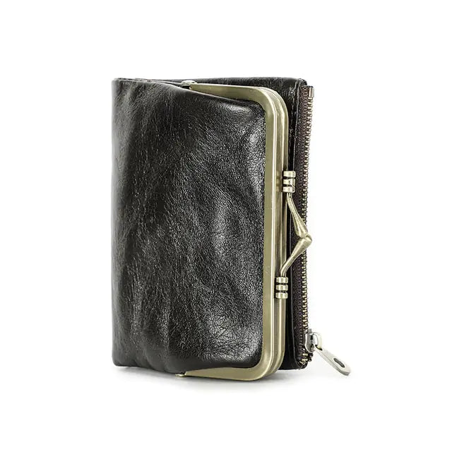 Genuine Leather Wallet Women Rieworkes