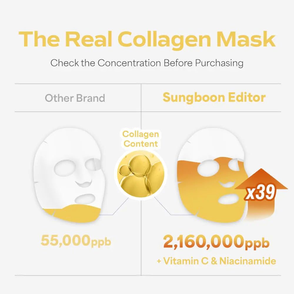 Deep Collagen Niacin-Vita C Brightening Overnight Mask 37gx4ea | The real collagen 2,160,000ppb | Facial Hydrogel Masks with low molecular weight collagen for elasticity and dark spot 4 Count (Pack of 1) Rieworkes