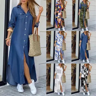 Women's Summer Sexy Shirt Dress Mimarta